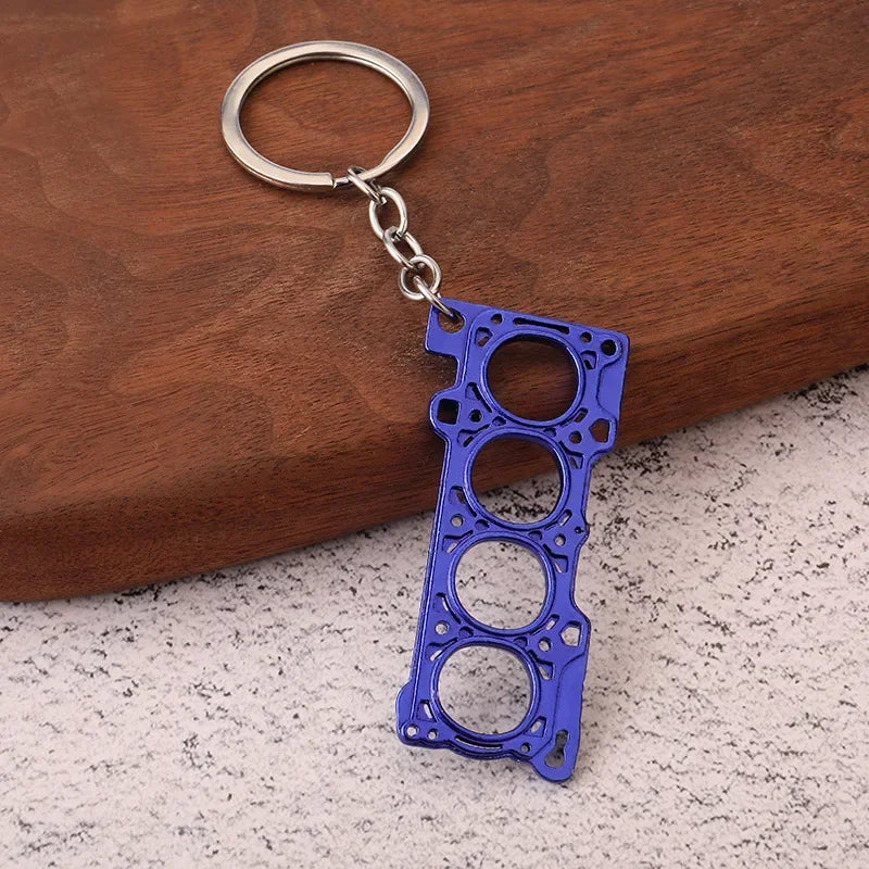 Keychain, Speed Gearbox, Turbo Hub Brake Disc Pendant Shock Absorber Keys Holder Chain Ring