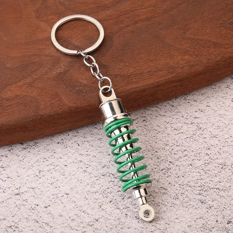 Keychain, Speed Gearbox, Turbo Hub Brake Disc Pendant Shock Absorber Keys Holder Chain Ring