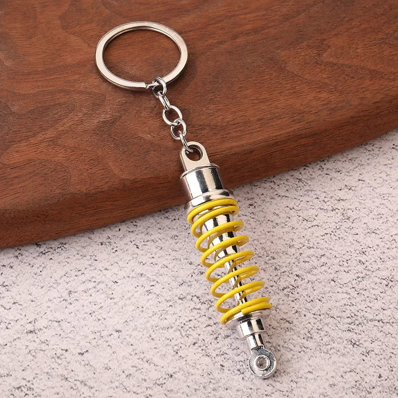 Keychain, Speed Gearbox, Turbo Hub Brake Disc Pendant Shock Absorber Keys Holder Chain Ring