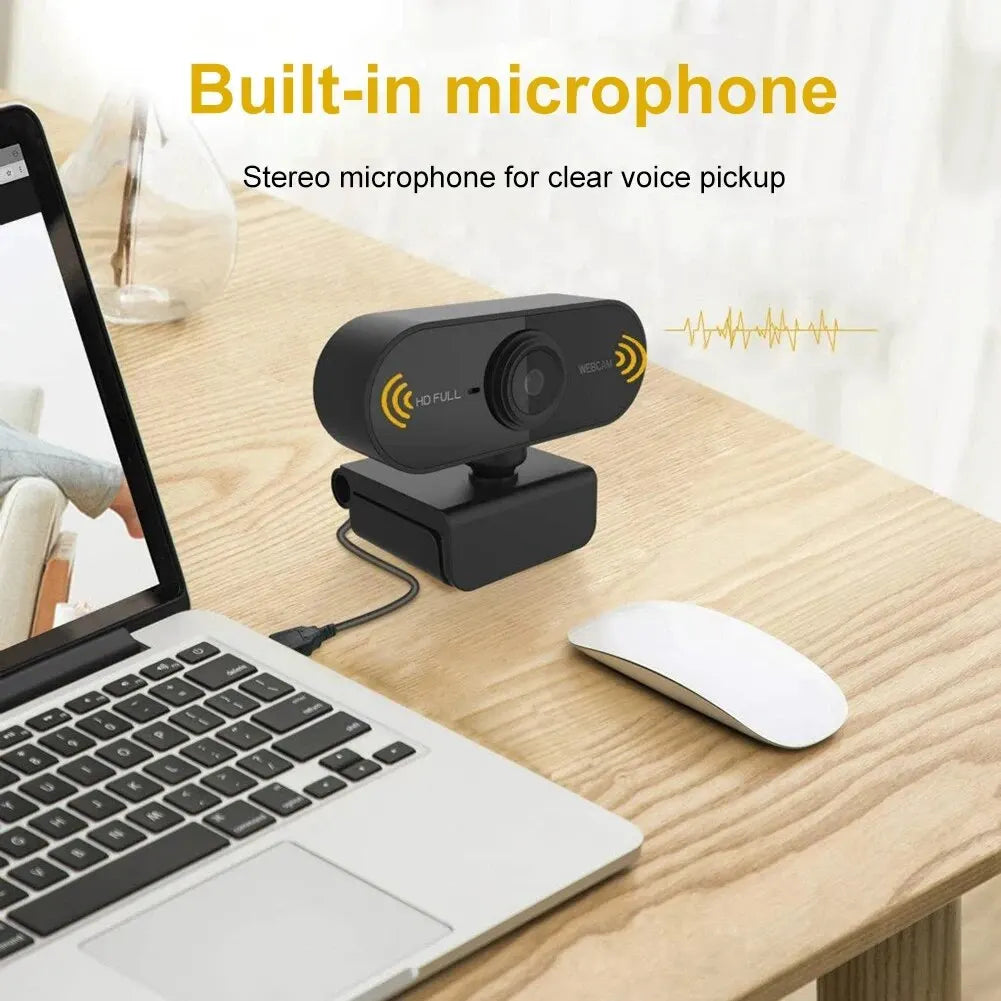 Computer Camera HD USB Camera Built-In Microphone,