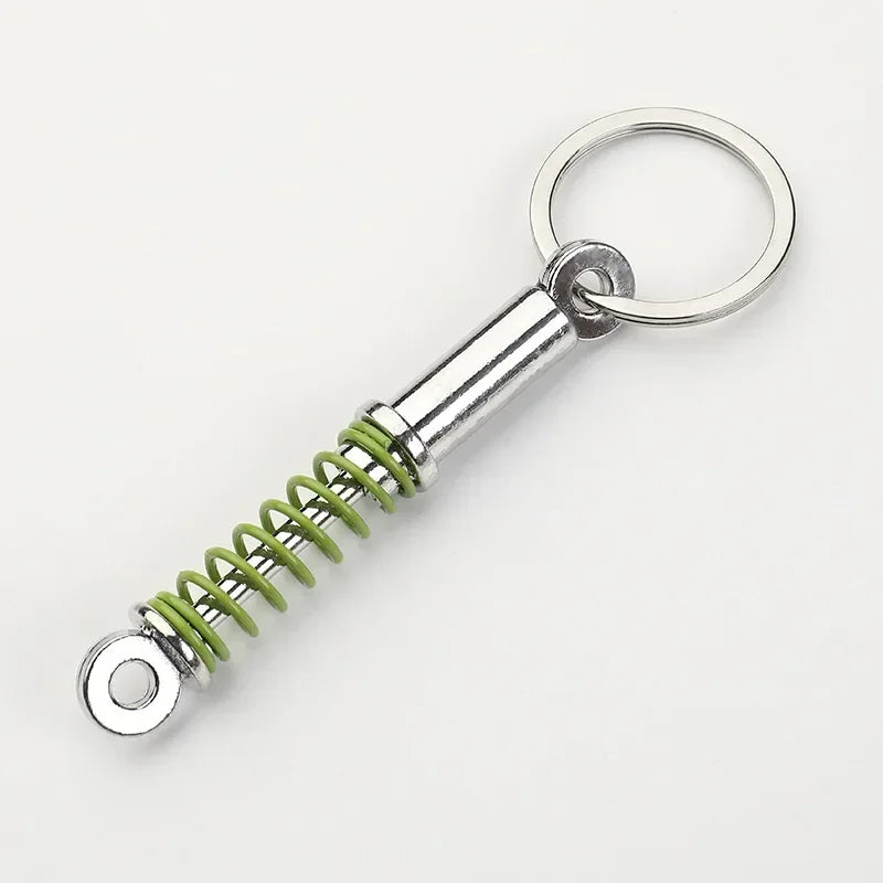 Keychain, Speed Gearbox, Turbo Hub Brake Disc Pendant Shock Absorber Keys Holder Chain Ring