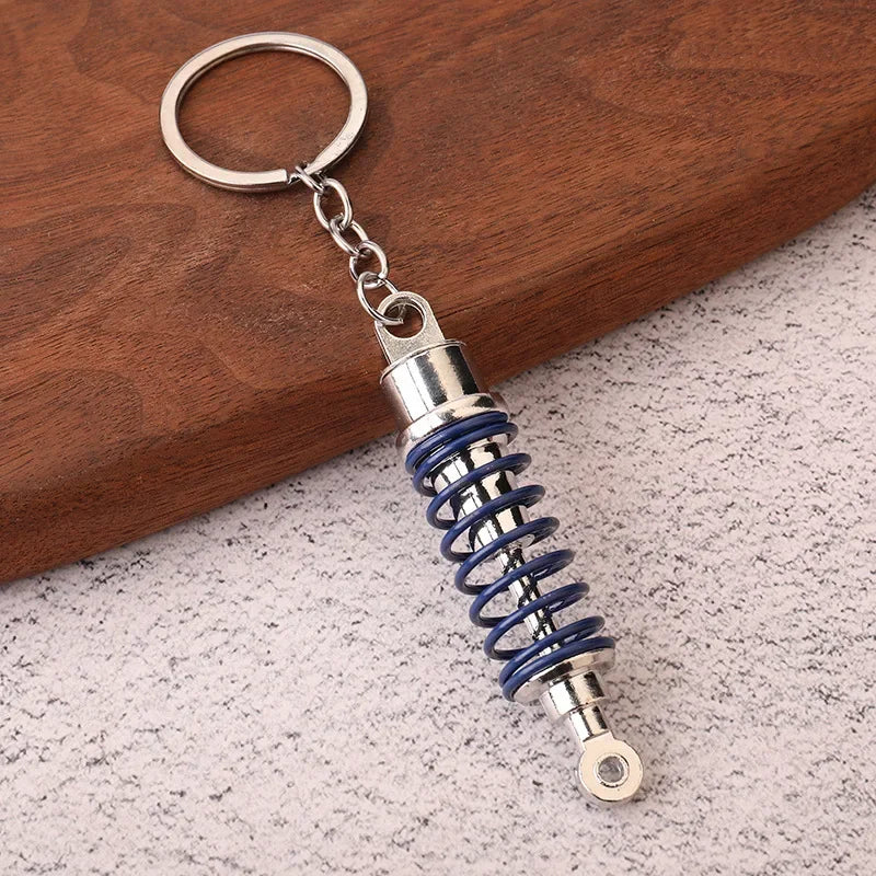 Keychain, Speed Gearbox, Turbo Hub Brake Disc Pendant Shock Absorber Keys Holder Chain Ring