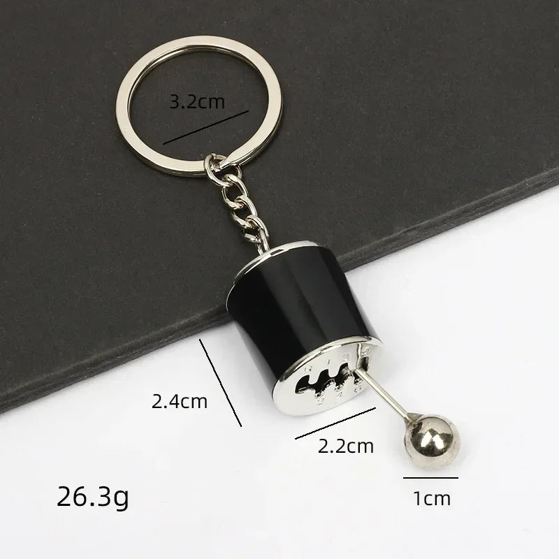 Keychain, Speed Gearbox, Turbo Hub Brake Disc Pendant Shock Absorber Keys Holder Chain Ring