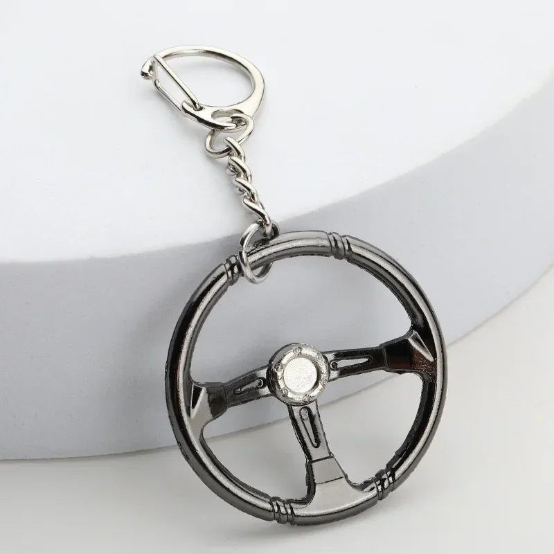 Keychain, Speed Gearbox, Turbo Hub Brake Disc Pendant Shock Absorber Keys Holder Chain Ring