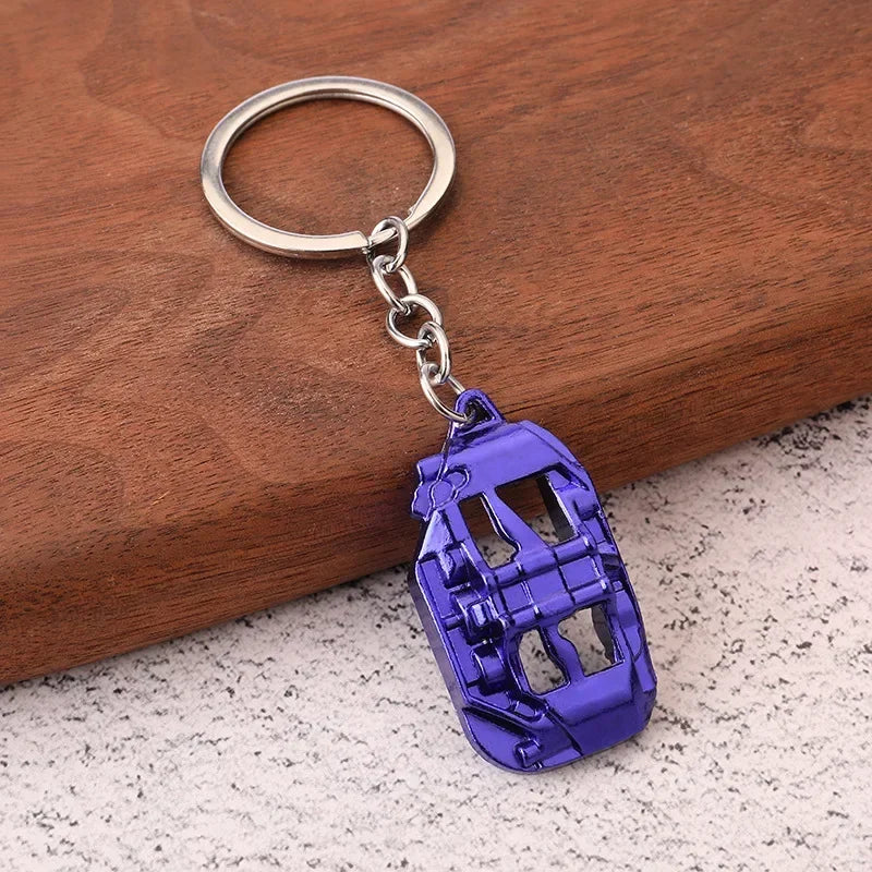 Keychain, Speed Gearbox, Turbo Hub Brake Disc Pendant Shock Absorber Keys Holder Chain Ring