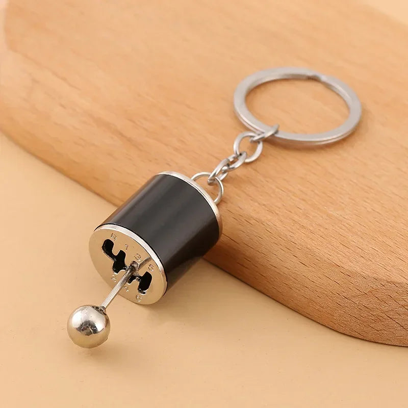 Keychain, Speed Gearbox, Turbo Hub Brake Disc Pendant Shock Absorber Keys Holder Chain Ring