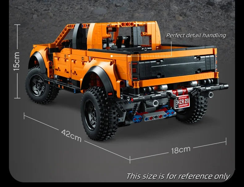 Ford Raptors F150 Pickup Truck, Sports Car, Building Blocks