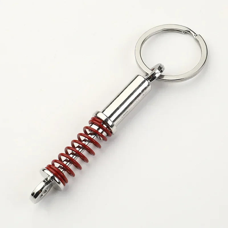 Keychain, Speed Gearbox, Turbo Hub Brake Disc Pendant Shock Absorber Keys Holder Chain Ring