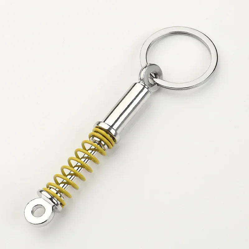 Keychain, Speed Gearbox, Turbo Hub Brake Disc Pendant Shock Absorber Keys Holder Chain Ring