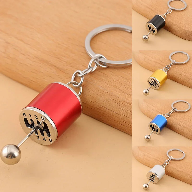 Keychain, Speed Gearbox, Turbo Hub Brake Disc Pendant Shock Absorber Keys Holder Chain Ring